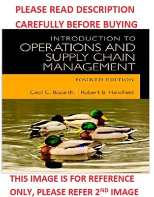Introduction to Operations & Supply Chain Management by Bozarth 4th ...