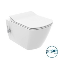 Elegance Integrated Rimless Wall Hung Combined Bidet Toilet With Soft Close Seat