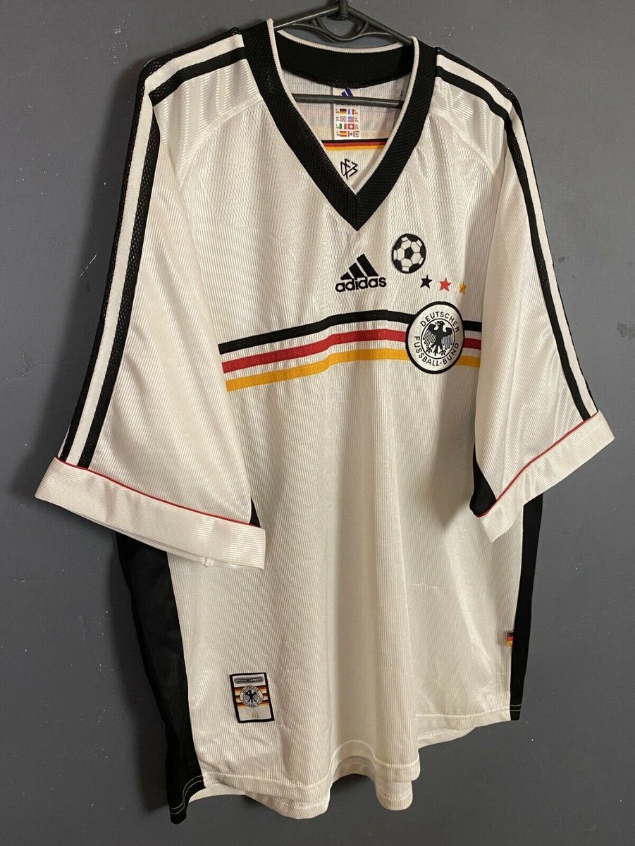 MEN'S ADIDAS GERMANY 1998/2000 DEUTSCHLAND SOCCER FOOTBALL SHIRT