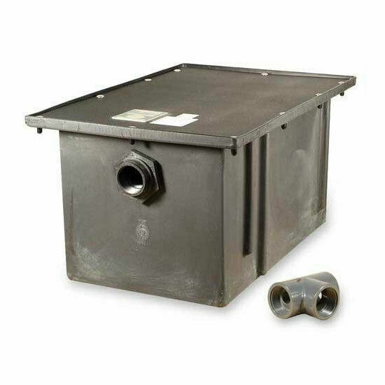 Zurn Gt270220 Polyethylene Grease Trap 20 Gallons per Minute 40 Pounds