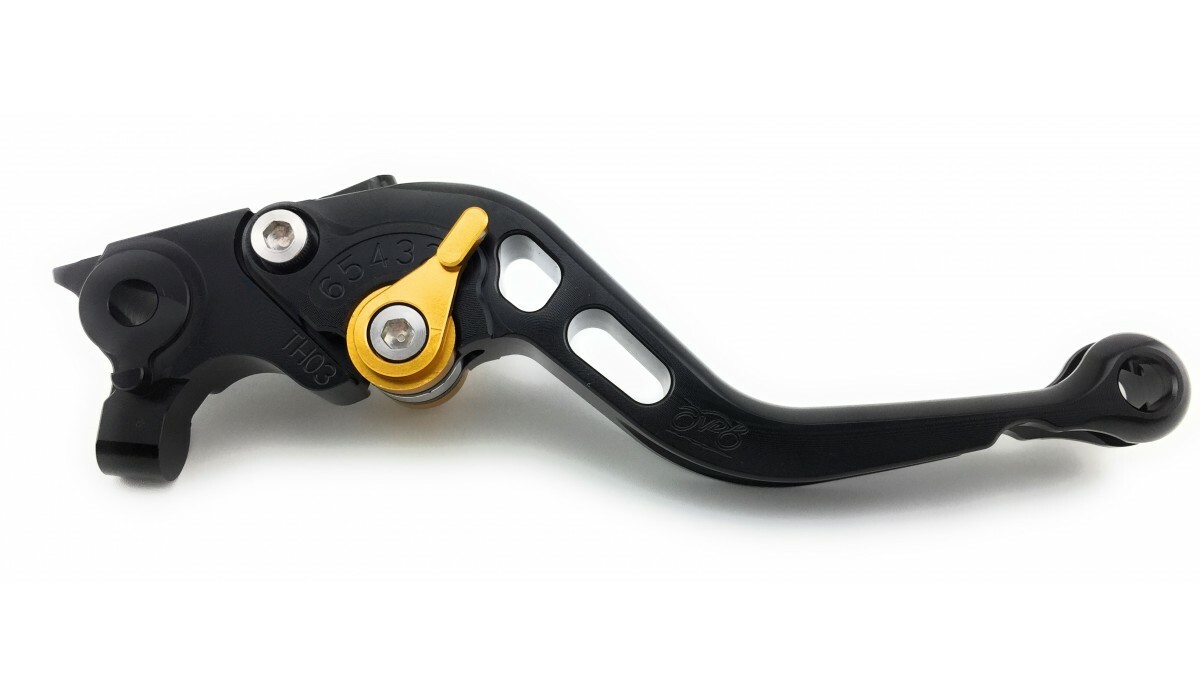 Leviers CNC DUCATI PANIGALE 959 courts noir or commande de frein - 3