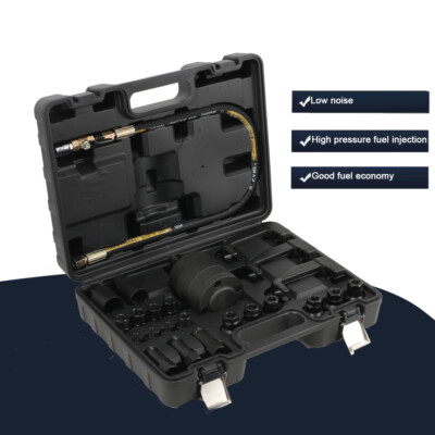 24 PCS Pneumatic Diesel Injector Puller Air Vibration Injector Removal Tool Kit