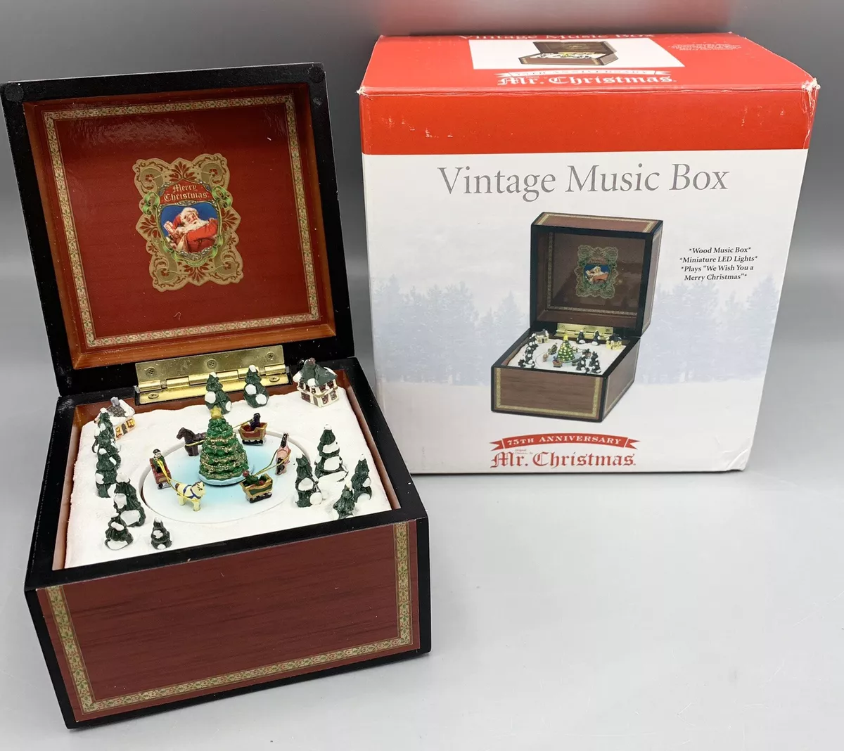 Mr christmas music box deals