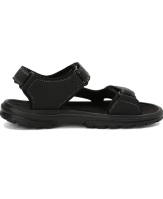 Men Sandals Outdoor Lightweight Anti Slip Waterproof Black Size 10 Alpine Swiss Mens Double Strap Slide Sandals EVA Flat Casual  main image 4