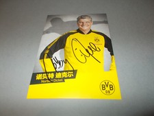 Norbert Dickel  BVB  Asientour  17/18  signiert Autogramm auf Autogrammkarte 