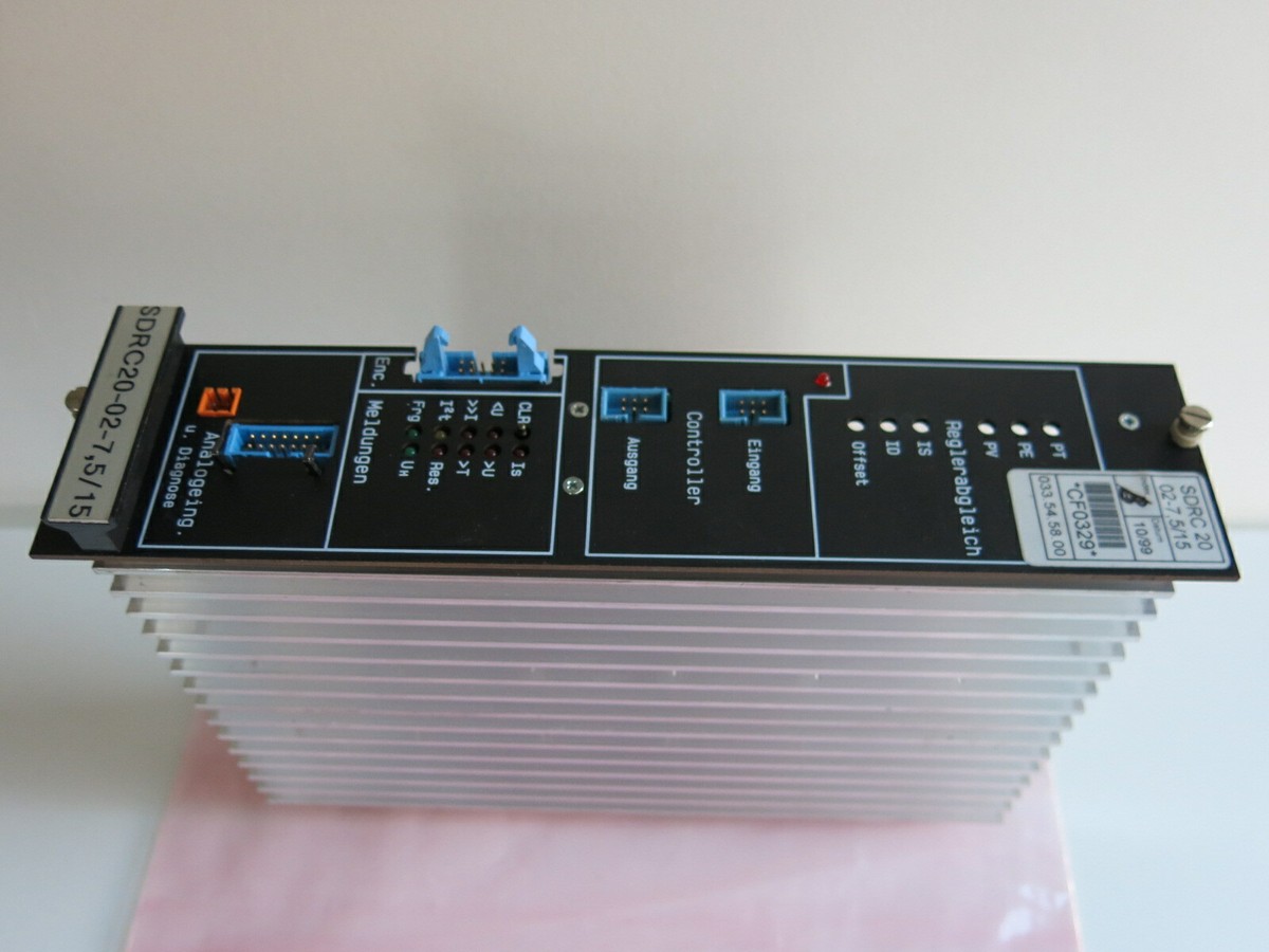 Cloos Robot Programming CLOOS SDRC20-02-7, 5/15 SERVO DRIVE Robots