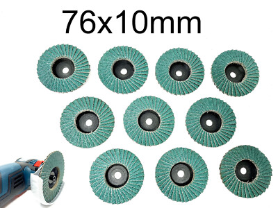 Profi Fächerscheiben 76x10mm für mini Akku Winkelschleifer Bosch GWS 10,8V 12V