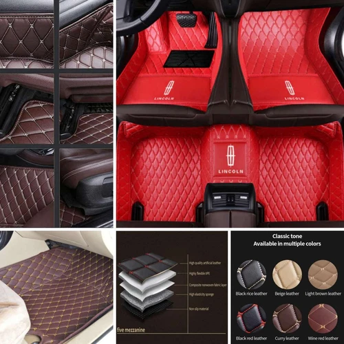 For Lincoln Town Car 1998-2011 Custom Carpets All Weather Car Floor Mats Auto - Imagen 30 de 36
