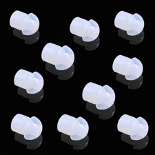 10x Replacement Silicone Ear bud for Acoustic Tube Earpiece Headset Radio New