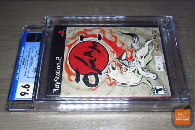 CGC 9.6 A+ - Okami Early Print, Black-Label PlayStation 2, PS2 2006 NEW!
