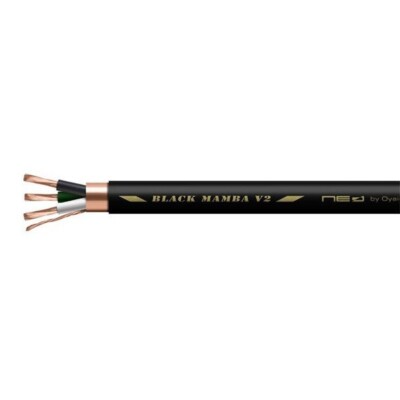 OYAIDE Power Cable Unit:1m(3.28ft) 3-Core 102SSC Blackmamba V2#