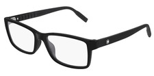 OCCHIALI DA VISTA MONTBLANC MB0066O COLORE 001 NERO OPACO BLACK UOMO