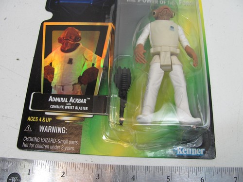 STAR WARS THE POWER OF THE FORCE / ADMIRAL ACKBAR ACTION FIGURE KENNER 1997 NEW - Picture 3 of 8