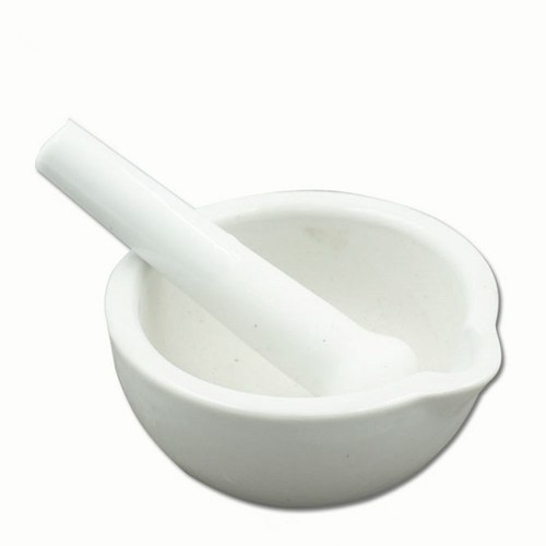 1 Set Mixing Grinding Herb Ceramic White Mortar and Pestle Pill Tool - Picture 4 of 5