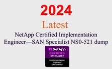 NetApp Implementation Engineer SAN NS0-521 Q A GUARANTEED 1 month update