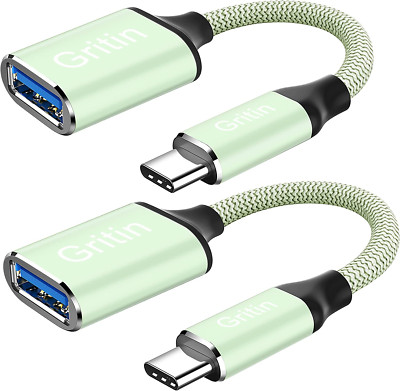 USB C Auf USB 3.0 Adapter, [2 Pack] OTG USB Typ C Adapter Kabel Kompatibel Mit M