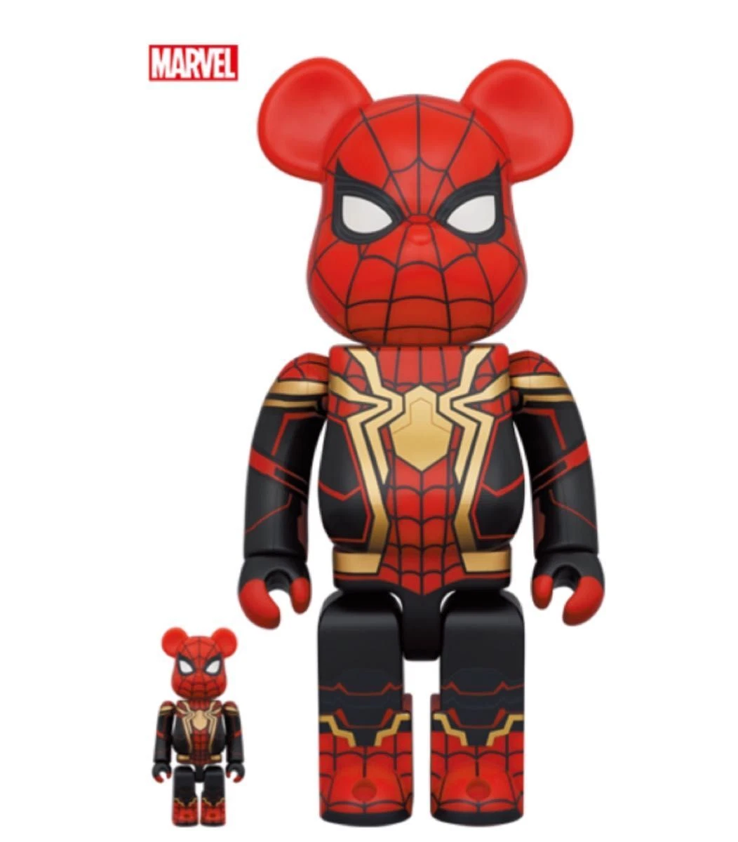 BE RBRICK SPIDER MAN INTEGRATED SUIT 100 400