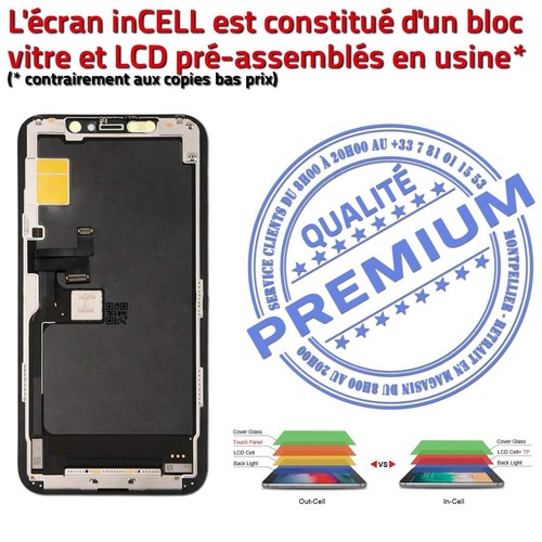 Verre Tactile iPhone A2160 inCELL Apple PREMIUM Remplacement Écran LCD Qualité - Photo 7/9