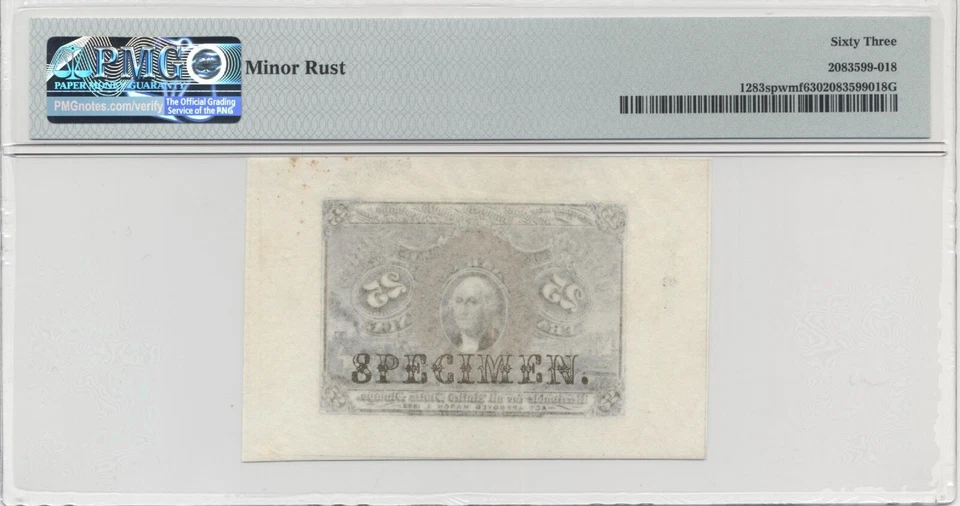 Fr# 1283 spwmf PMG 63 Choice Unc. Very Hard to Find In these grades - Image 2 of 2