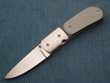Mike Dilluvio Custom Grey G10 Liner-Lock Folding Knife