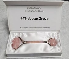 Natural Jade Facial Massage Roller Slimming Face Massager Rose Quartz