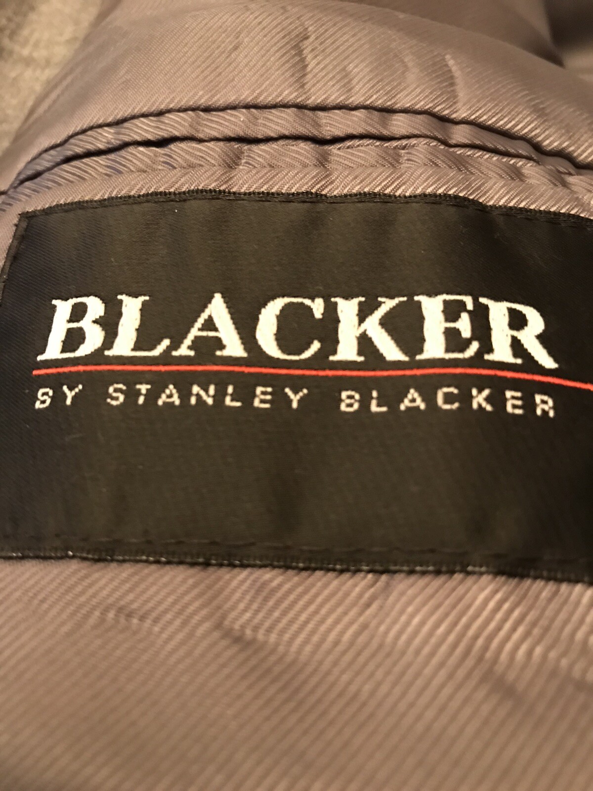 STANLEY BLACKER Gray Wool Blend 2 Button Jacket S… - image 7