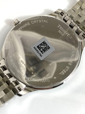 Tissot Classic Watch Quartz 39mm Men's White Dial SwissMade Round