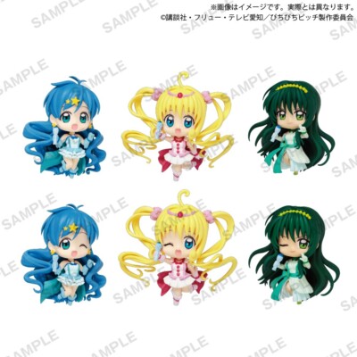 Mermaid Melody Pichi Pichi Pitch Collection Figure RICH Set of 6