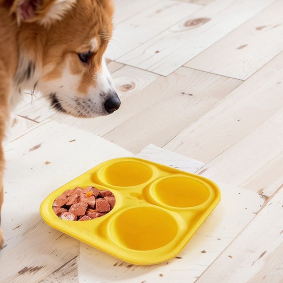 Silicone Dog Chew Toys Refillable Dog Food Ball Fillable Dog Toys Pet