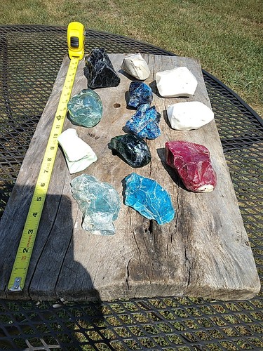 Lote de rocas vintage de mármol king vidrio mármol cullets - Imagen 12 de 21