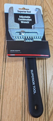 Superior Tool 03840 Basket Strainer Wrench, Black