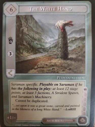 La Terra di Mezzo CCG MECCG La Mano Bianca - Singoli TOP TIER *Seleziona la tua carta* - Foto 28 di 32