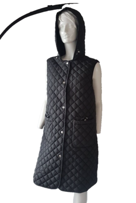 FUCHS SCHMITT lange Weste/Steppweste schwarz *NEU