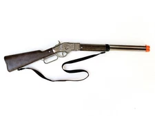 NEW Cowboy Lil Henry Silver 8-Shot Cap Gun Toy Lever Action Rifle 99/0