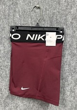 Size XXL Nike Pro 3  Training Shorts Womens Gym Shorts Dark Beetroot CZ9857-638