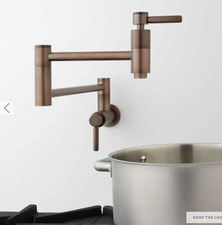 Signature Hardware 917487 Double Handle Pot Filler Oil Rubbed Bronze GC3