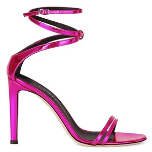 fuchsia strappy heels