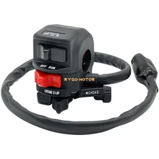 Handlebar Control Switch Start Kill Stop Headlight for Kawasaki Bayou 250 KLF250