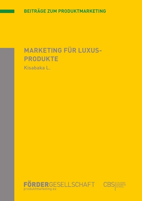 Thumbnail - Marketing Für Luxusprodukte Linda Kisabaka Taschenbuch 328 S. Deutsch