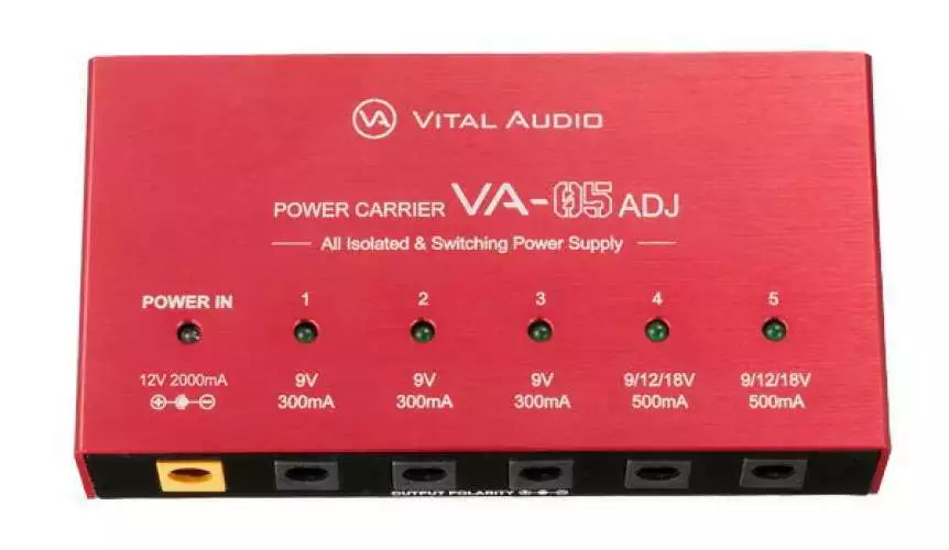 Vital Audio POWER CARRIER VA-05 ADJ Power supply effector for effect pedals