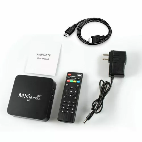 Pro 4K 5G Ultra HD 64Bit Wifi Android 10 Quad Core Smart TV Box Lettore multimediale US - Foto 9 di 9