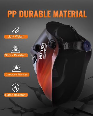 Solar Welder Helmet True Color Auto-Darkening Welding Mask for ARC TIG MIG Weld