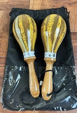 Maracas Leather, Professional, Painted Giovanni Hildalgo Design.