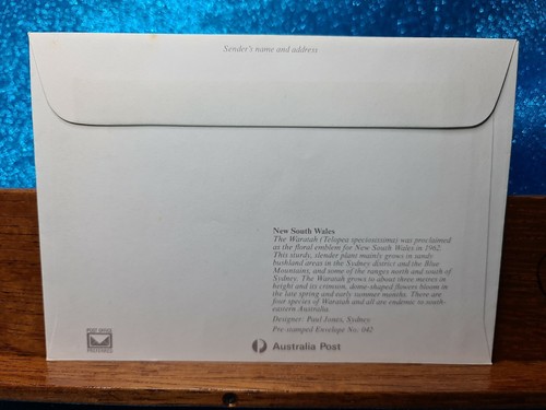 First Day Cover (PSE) Flower 1981📮Clarence St NSW - Picture 2 of 2