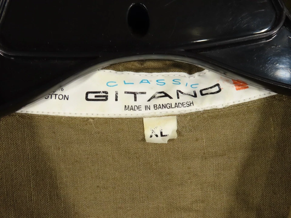 Camisa De Colección Gitano Abotonada Ejército Caqui/Verde Norte Monte Peak BUSH GUIDE talla XL Foto 2 de 4