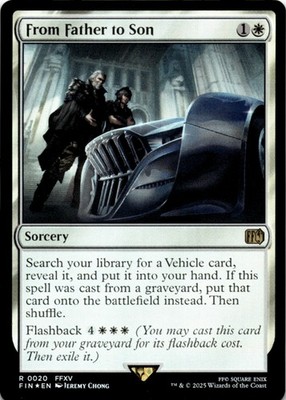 MTG From Father to Son Foil NM FINAL FANTASY Magic 20
