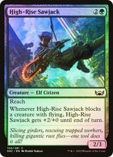 MTG FOIL High-Rise Sawjack  - Streets of New Capenna #150