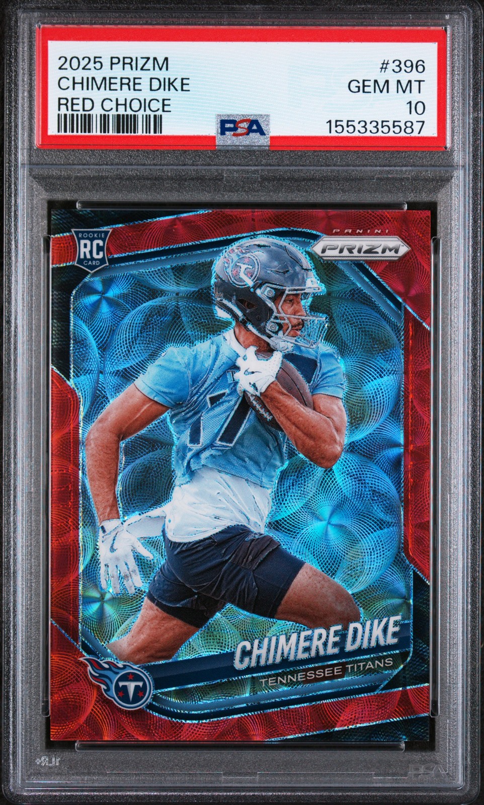 Chimere Dike Panini Prizm #396 Red Choice
