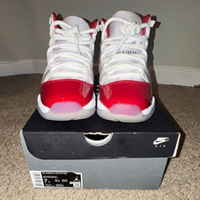 Jordan Air Jordan 11 White/Red 378038-116 GS ...