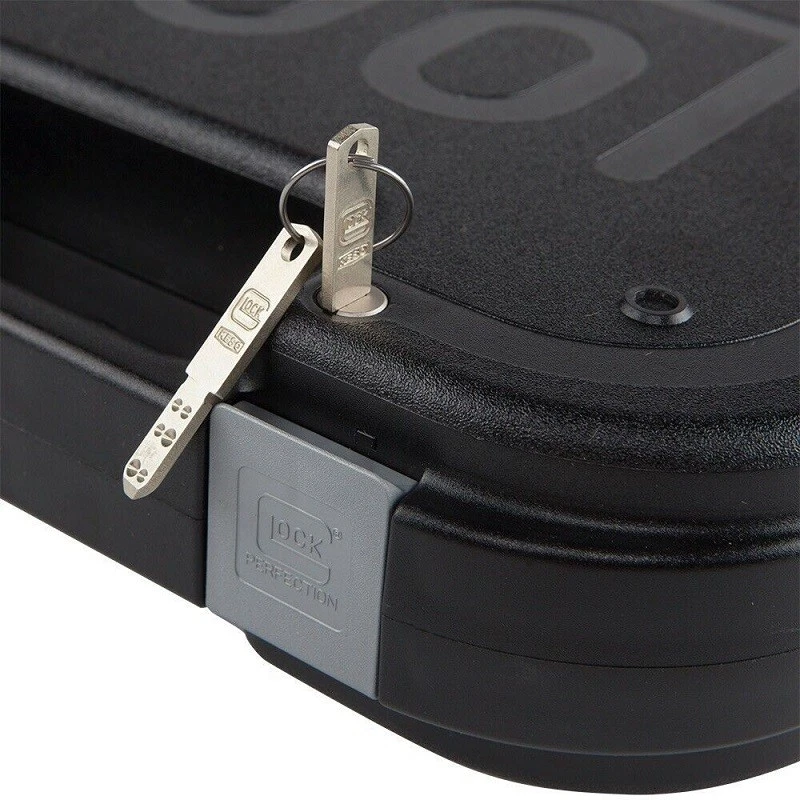 Estuche para pistola única bloqueable Glock OEM con cepillo de orificio y varilla de limpieza CASE2929 Foto 2 de 2